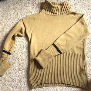 Tan boohoo turtleneck sweater size S/M
